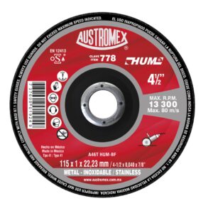 Disco de corte para metal 4-1/2"  778